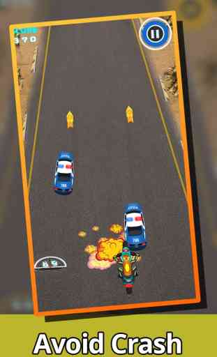A Mad Skills Free MotorCycle Racing Game to Escape From Police 3