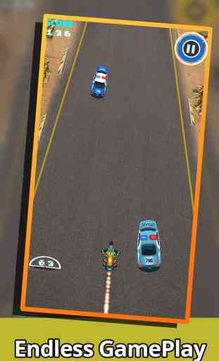 A Mad Skills Free MotorCycle Racing Game to Escape From Police 4