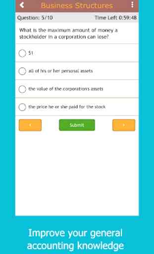 Accounting Study App: Free Accounting Prep Quiz 3