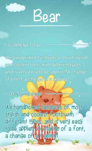 Bear Font for FlipFont , Cool Fonts Text Free 1