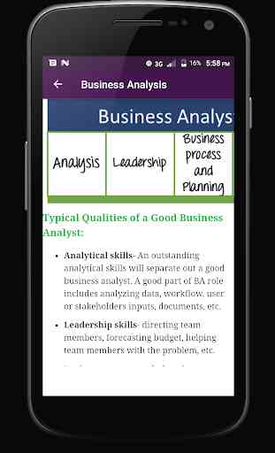 Business Analysis 3