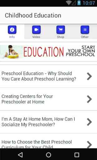 Childhood Education - Start Your Own Preschool 2