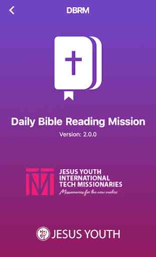 Daily Bible Reading Mission 1