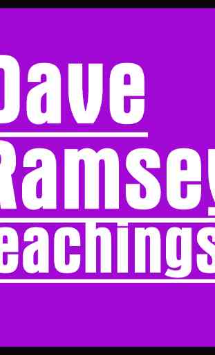 Dave Ramsey Teachings and Daily Podcast 1