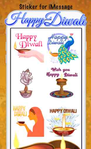 Elegant Diwali Wishes Sticker 1