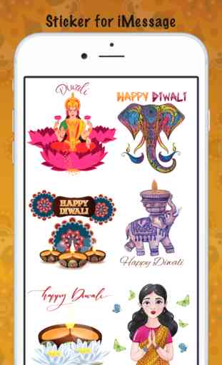 Elegant Diwali Wishes Sticker 2