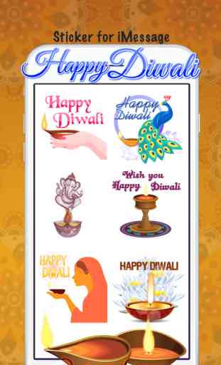 Elegant Diwali Wishes Sticker 4