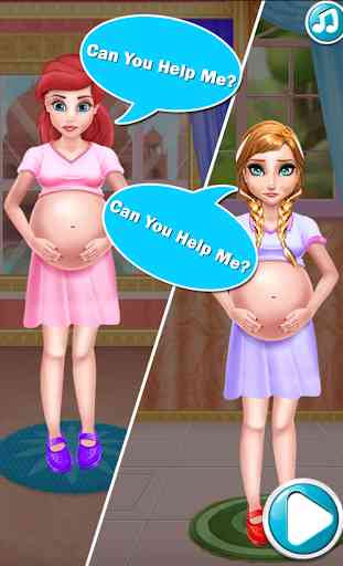 first Pregnancy and care newborn_ birth games 4