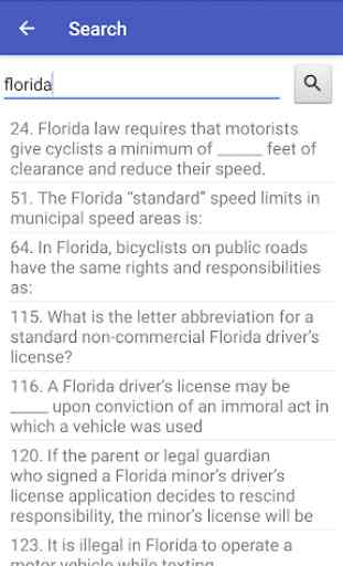 Florida DMV Driver License Practice Test 2