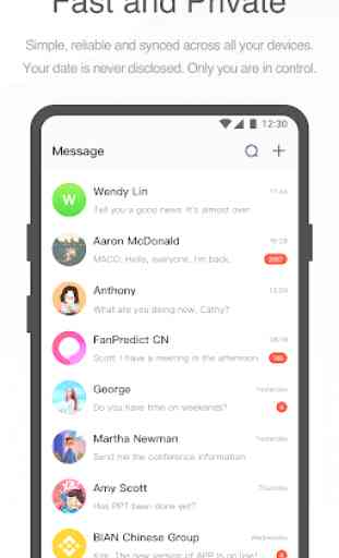 FlyChat -- Pure instant messaging App 1