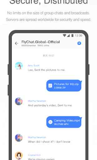 FlyChat -- Pure instant messaging App 3