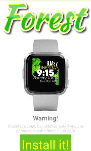 Forest for Fitbit Versa 1