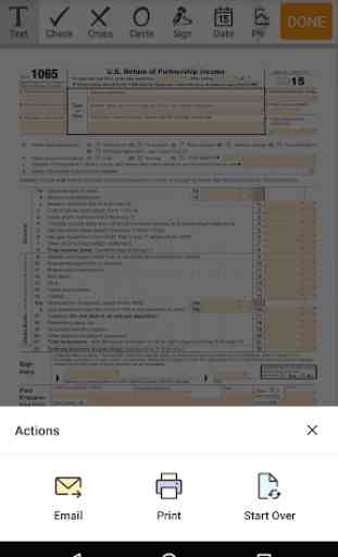 Form 1065 for IRS: Sign Income Tax Return eForm 3
