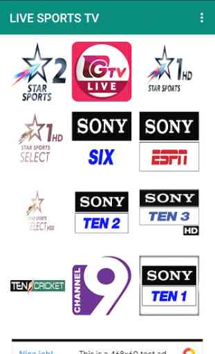GTV Live Sports TV Cricket & Football 1