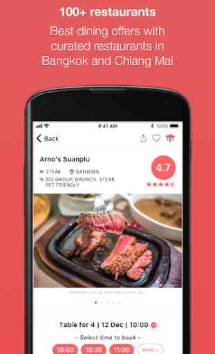 Hungry Hub - Thailand Dining Offer App 3