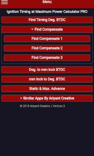 Ignition Timing at Maximum Power Calculator PRO 1