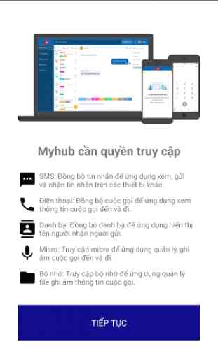 MyHub.vn - SMS & Call Management App 2