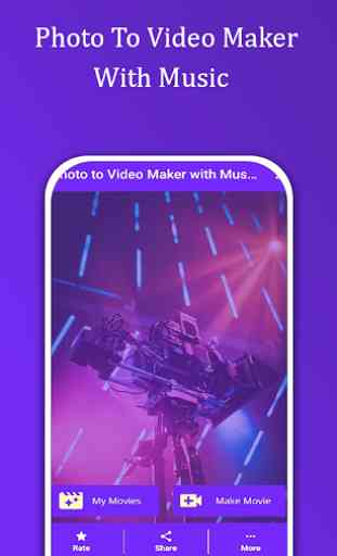 Photo to Video Maker with Music - Movie maker 1