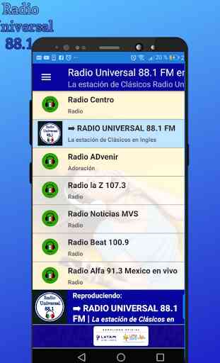 Radio Universal Stereo 88.1 FM en vivo –  Mexico 2