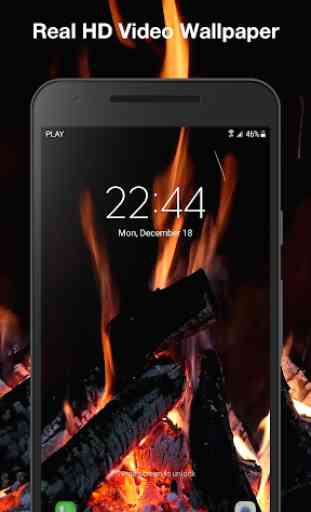 Real Fireplace Live Wallpaper PRO 3