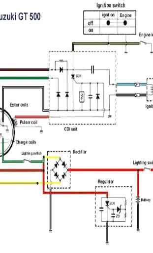 Simple Motorcycle Wiring Diagram 4