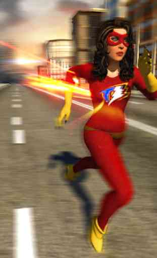SpeedStar Flash Girl: Flash Lightning Superhero 2