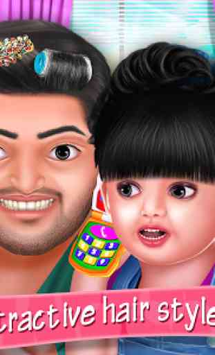 Aadhya's Spa Makeover Day With Daddy 2