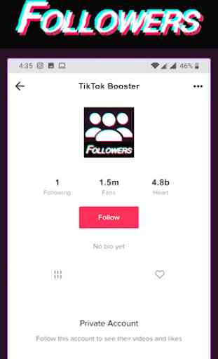Add followers to TikTok account 2