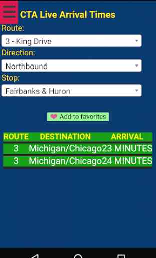 Chicago CTA Bus Tracker 2