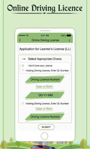 Driving Licence Online Apply : RTO Vehicle Info 3