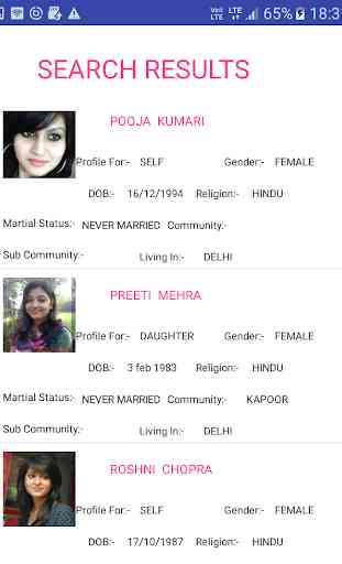 Free Matrimony Contact All People 3