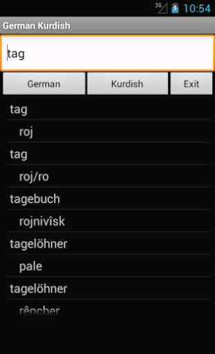 German Kurdish Dictionary 2