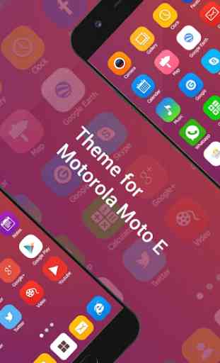 Launcher Themes for   Motorola Moto E 3