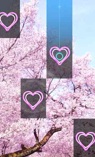Pink Piano Sakura Tiles Leaf Live HD  Tree Game 1