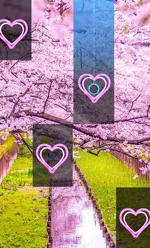 Pink Piano Sakura Tiles Leaf Live HD  Tree Game 2