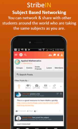 StribeIN - Student Knowledge & Social Network 2