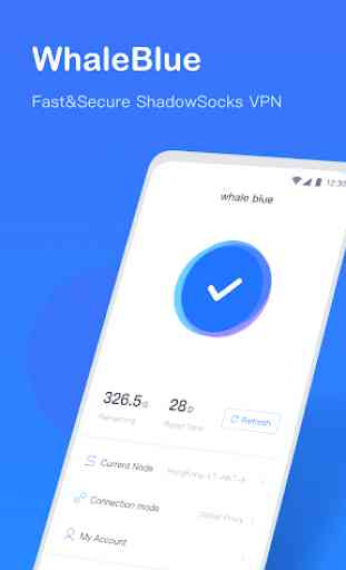WhaleBlue VPN - Fast ShadowSocksR VPN w Free Trial 1