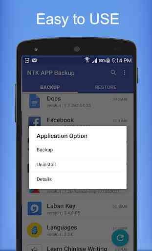 App Apk Backup & Restore - NTK Backup for Android 2