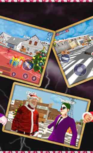 Christmas Santa  Vs Joker Thief Robbery Simulator 3