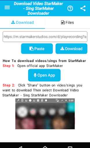 Download Video & Songs for StarMaker 1