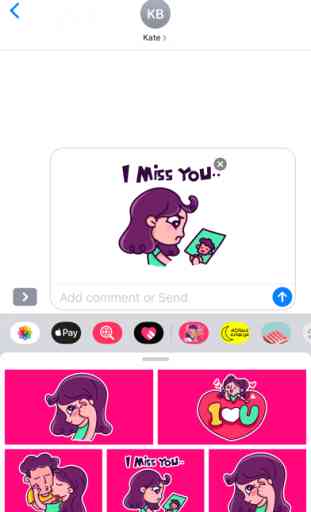 I Love You Forever Stickers 1