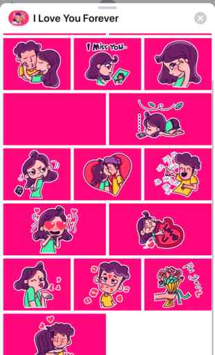 I Love You Forever Stickers 3