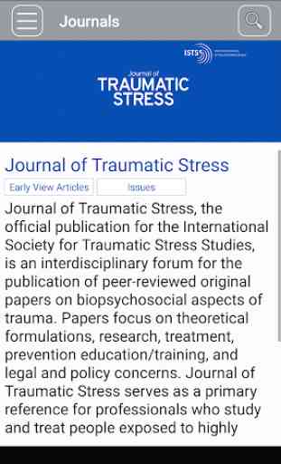 Journal of Traumatic Stress 2