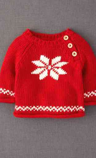 Knitted sweaters for children 3
