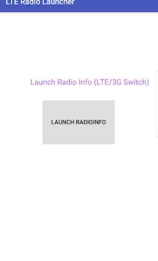 LTE Radio Launcher 1