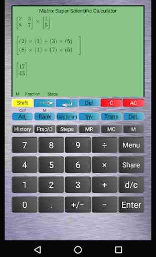 Matrix Super Scientific Calculator 1
