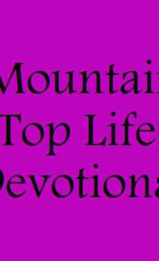 Mountain of Fire Daily Devotional 2020 2