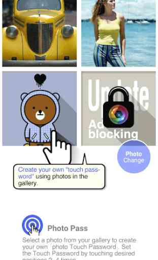 Photo password - Easy & strong ‘Touch Lock Screen’ 3