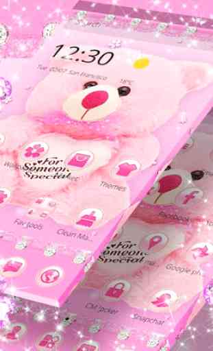 Pink Cuteness Teddy Bear Theme 2