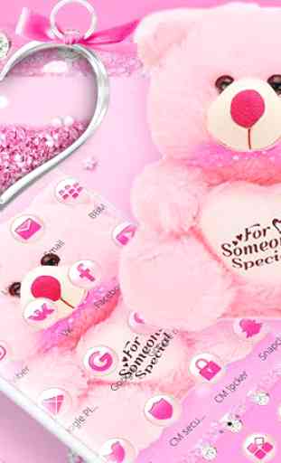 Pink Cuteness Teddy Bear Theme 3